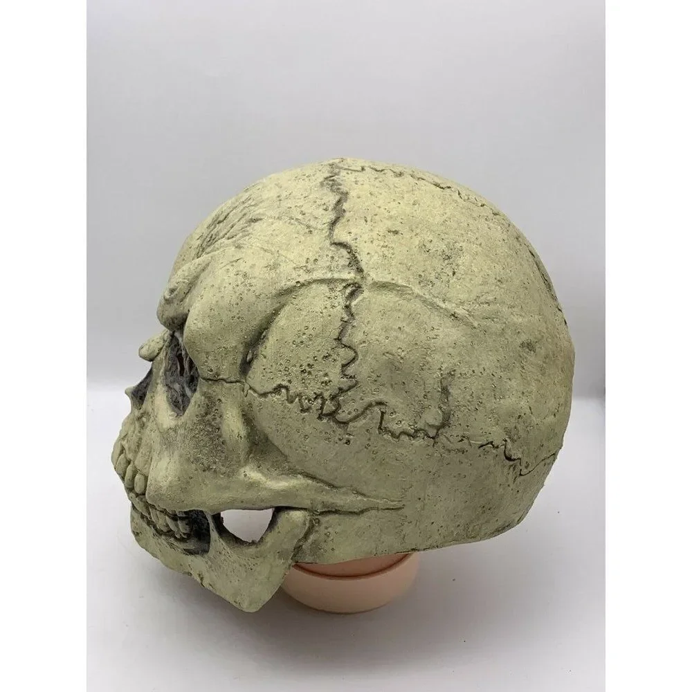 Vintage 1998 Skull Skeleton Head Halloween Mask